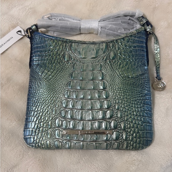 🌸NEW Brahmin Crocodile Embossed Crossbody Bag